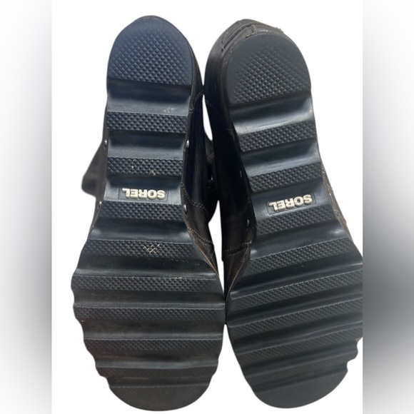 Sorel Bootie Joan of Arctic Wedge Mid Boots Brown 9.5 - Picture 8 of 10